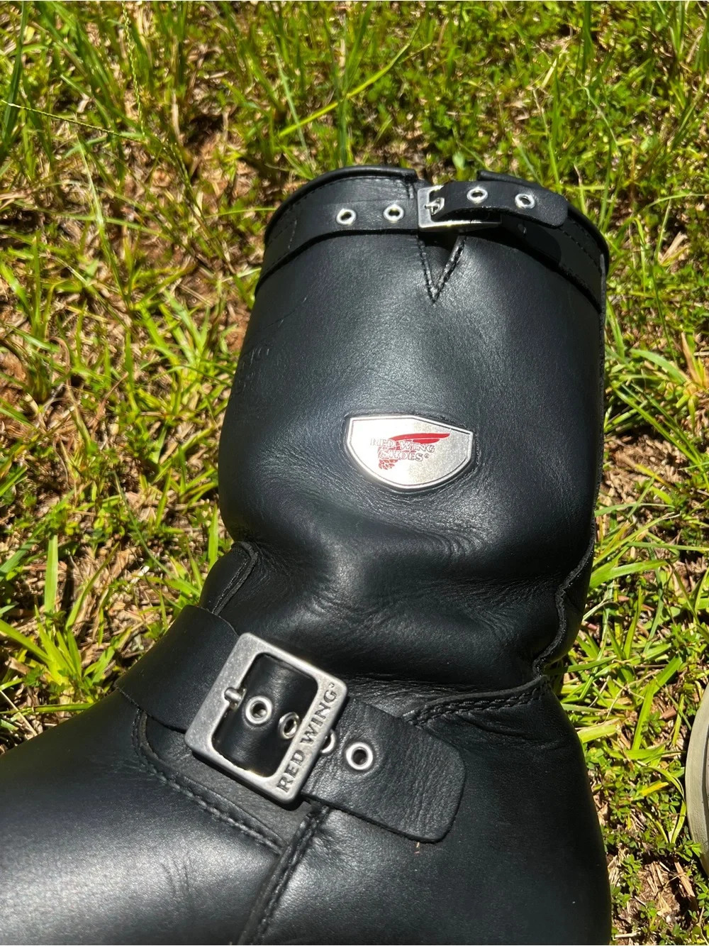 RARE Red Wing 988 size 11 Mens RESOLED Wedge Motorcycle Boots